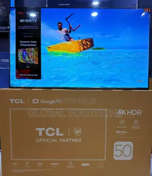 TCL 50-Inch HDR Smart Tv With a Frameless Design and Google Tv
