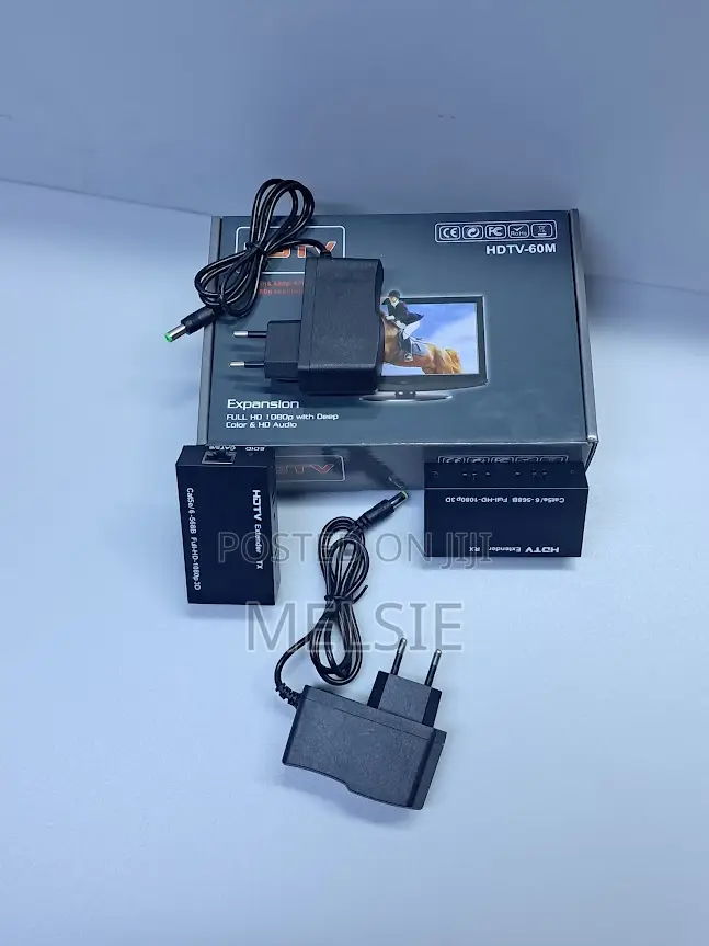 HDTV 60m Hdmi Extender Over Cat6 Cable Full Hd 1080
