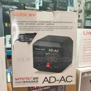 Godox Ad-Ac Power Source Ac Adapter for Ad600