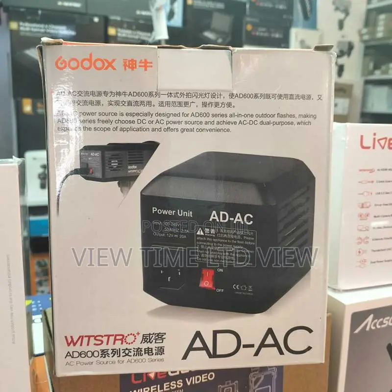 Godox Ad-Ac Power Source Ac Adapter for Ad600