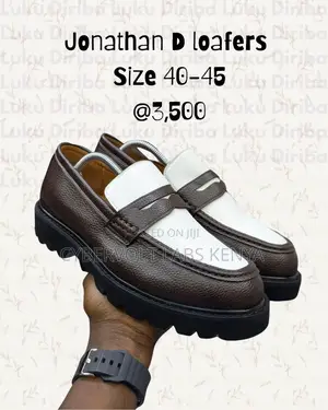 Premium Jonathan D Two-Tone Loafers – Sizes 40-45