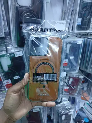 iPhone 16 Pro Max High-Quality Textured Faux Leather Back Panel Case
