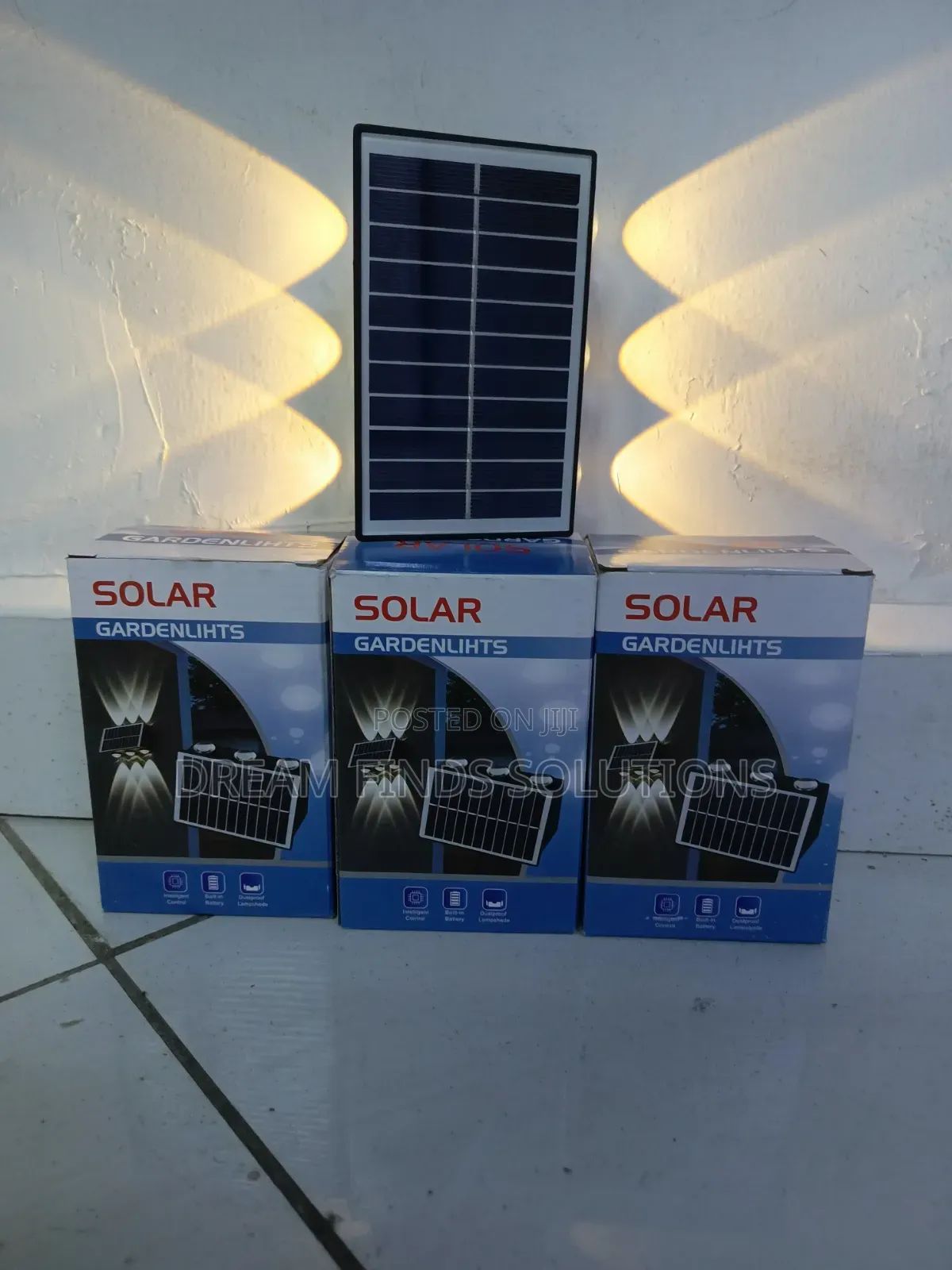 Solar Powered Up Down Wall Light – Automatic Outdoor Security Lamp 