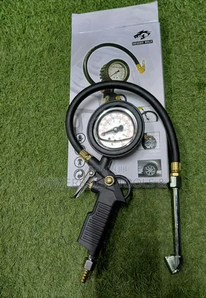 Desert Wolf Tire Pressure Gauge and Inflator Gun Set