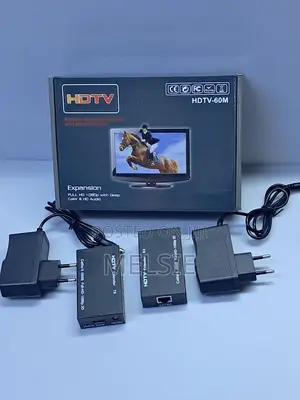 Hdmi to Rj45 Cat6 Extender 60m for Tv CCTV Projector