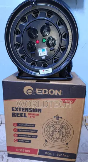 Edon 100m Extension Reel/Quality 2.5 100m Cable Reel