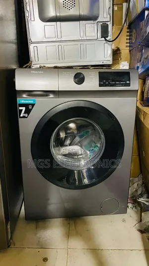 Hisense 7kg Front Load Washing Machine Wfqp7012evmt Silver