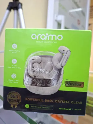 Oraimo Opensnap N2 Deep Bass Open-Ear True Wireless Earbuds