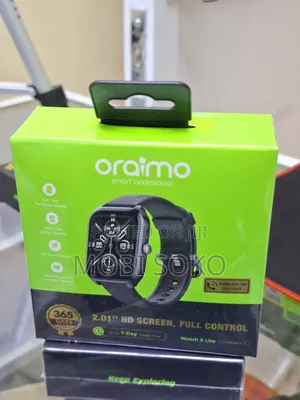 Oraimo Watch 5 Lite 2.01" Hd Ip68 Smart Watch