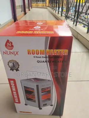 Portable 2000w Quartz Room Heater With Cooking Top, 5 Sided
