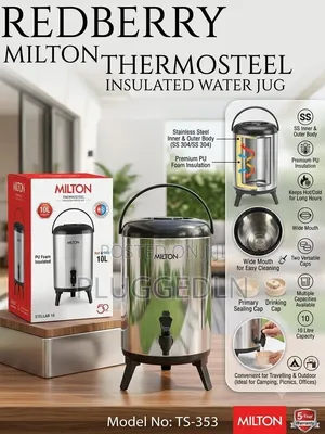 Milton Thermosteel Water Jug 10-Liter / Tea Urn.