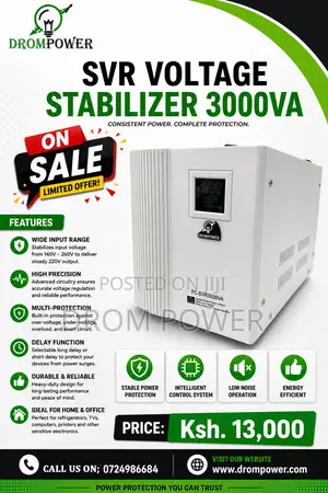 SVR 3000va Voltage Stabilizer