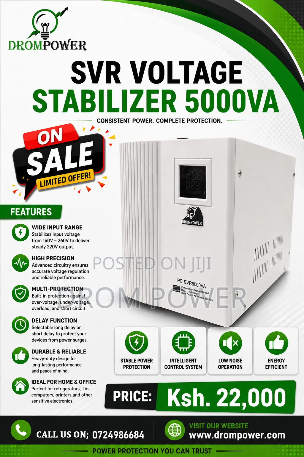 SVR 5000va Voltage Stabilizer