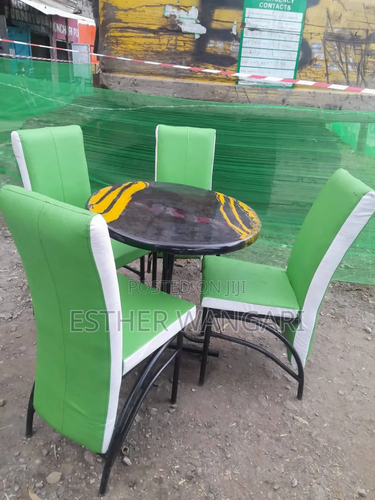 Green Color Hotel Seats