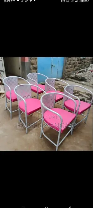 Pink Color Restaurant Furniture's