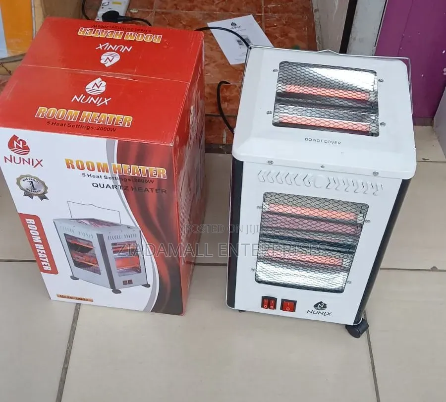 Compact Portable Nunix 5-Sided Quartz Space Heater