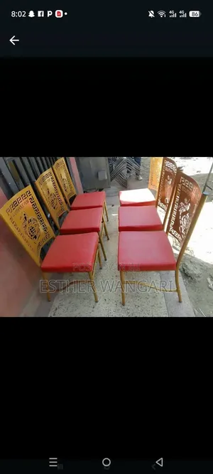 Red and Gold Color Hotel Seats