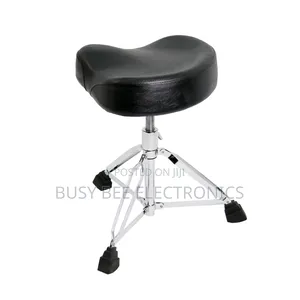 New Style Adjustable Black Drum Throne