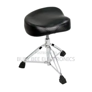 New Style Adjustable Black Drum Throne