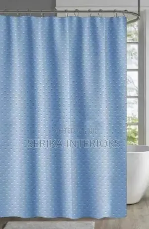 Blue Shower Curtains Shower Curtains Environmental Friendly Justin