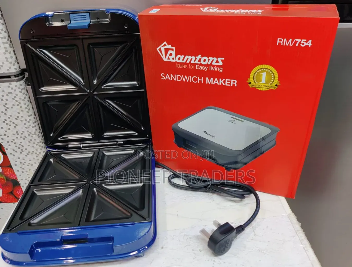 Ramtons 4 Slice Sandwich Maker Rm754
