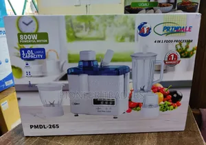 Primdale 4in1 Food Processor Juicer,Blender, Grinder and Chopper