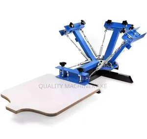 High-Performance 4color 1 Station Screen Printing Machine