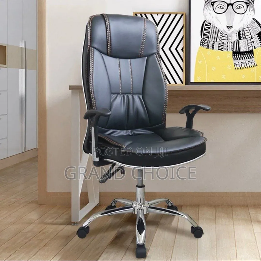 Adjustable Leather Office Chair