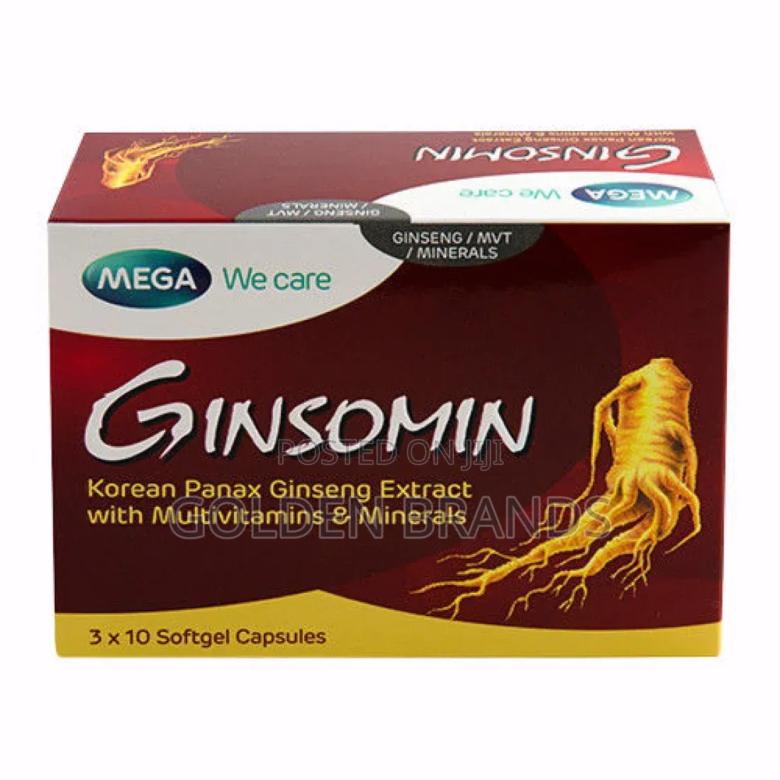 We Care Ginseng Extract With Multi-Vitamin 30 Capsules