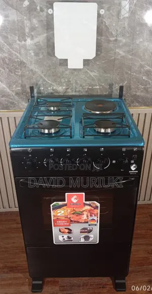 60*65 Eurochef Free Standing 3 Gas Burner +1, With Electric Oven