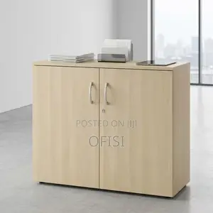 Office Cabinet; Lockable Wooden Credenza Cabinet