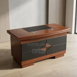 Office Desk; 1.2m Executive Office Desk With Storage Cupboard