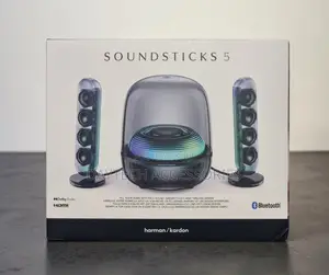 Harman Kardon Soundsticks 5 2.1-Channel Bluetooth Speakers With Hdmi.