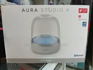 This Is a Harman Kardon Aura Studio 4 Bluetooth Speaker.