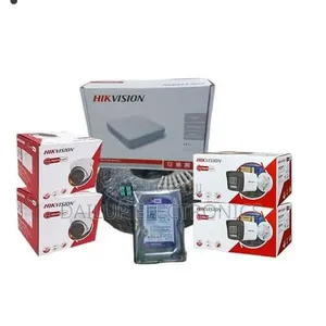 Hikvision 4-Camera 1080p Full Hd Smart Hybrid Light CCTV Kit