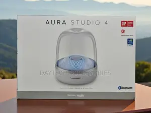 Harman Kardon Aura Studio 4 Bluetooth Speaker 360° Sound Ambient -Gray