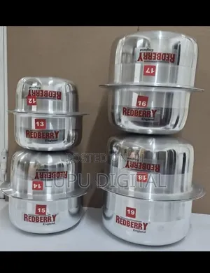 Restocked 8pcs Redberry Sufuria