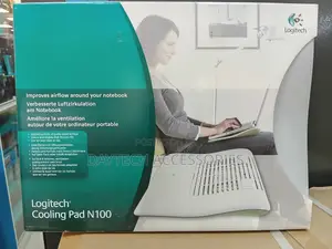 Logitech Cooling Pad N100 Usb Power Quiet Fan Low Power Consumption.