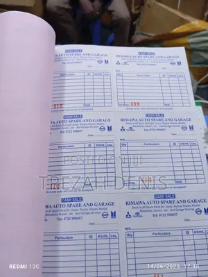 Custom Receipt Books