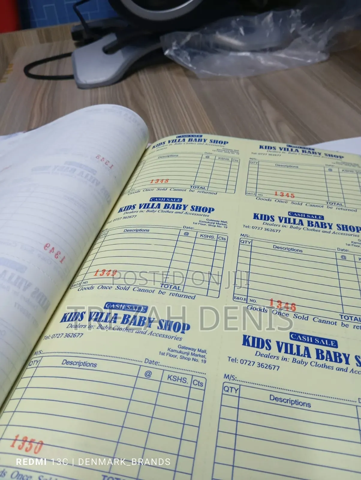 Custom Receipt Books