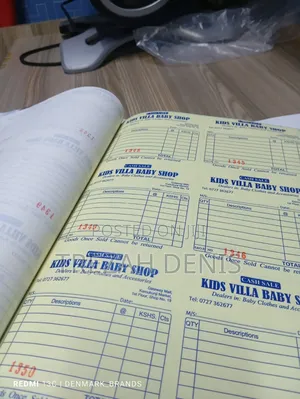 Custom Receipt Books