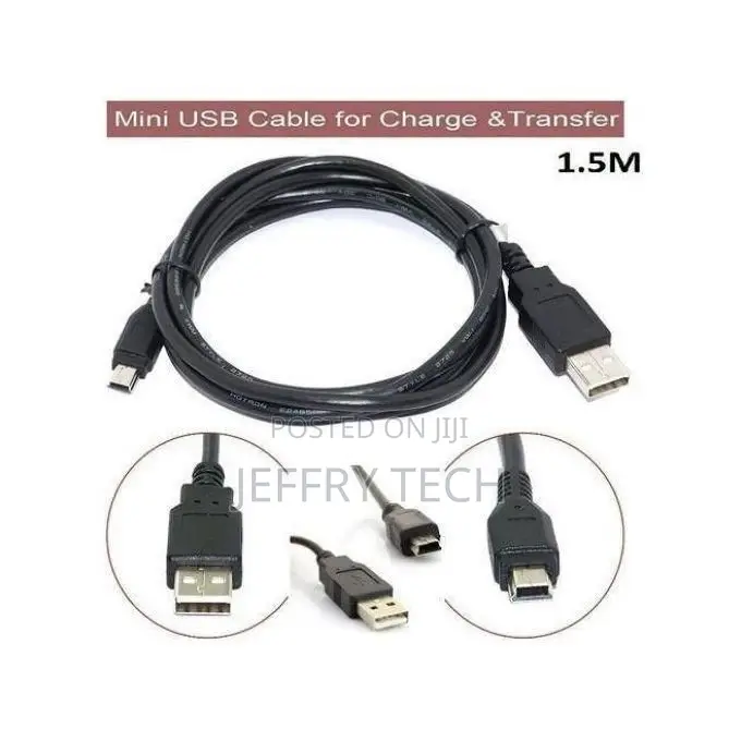 Mini Usb Fast Sync Charging Cable for Ps3 Controller - 1.5m