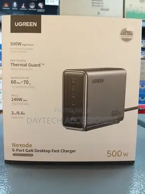 This Is a Ugreen Nexode 500w Gan Desktop Fast Charger.