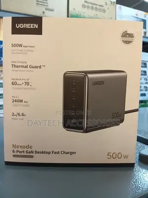 This Is a Ugreen Nexode 500w Gan Desktop Fast Charger.