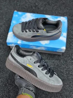 Gray Puma Fenty Creepers Sneakers