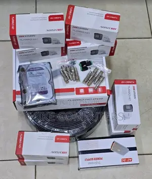 Hikvision 4 Channel Full Kit(4 Cameras Bullet or Dome)