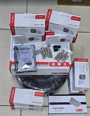 Four (4) Camera CCTV Full Kit Standard 2mp Turbo Hd Cameras