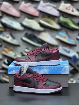 Nike Air Jordan 1 Low Cherrywood Red Sneakers