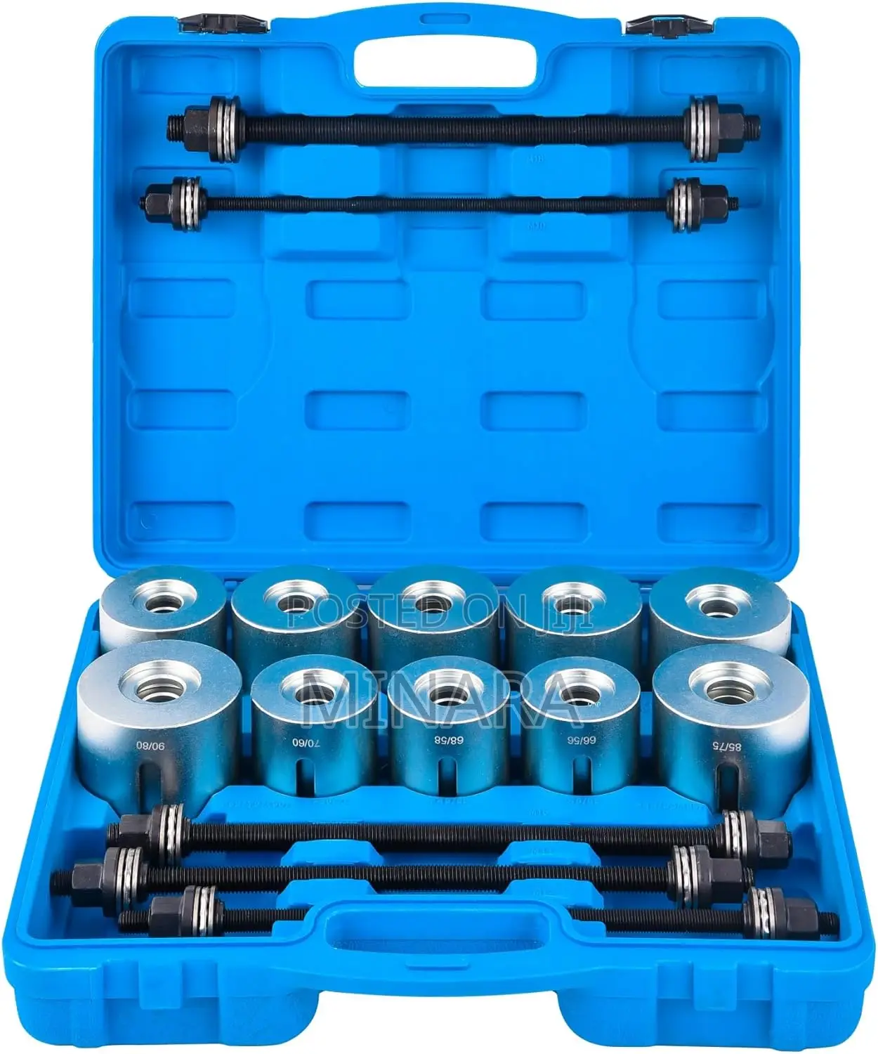 27 Pcs, Universal Press and Pull Sleeve Kit Bushing Removal Tool Set