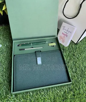 Personalized Leather Journal Gift Set*